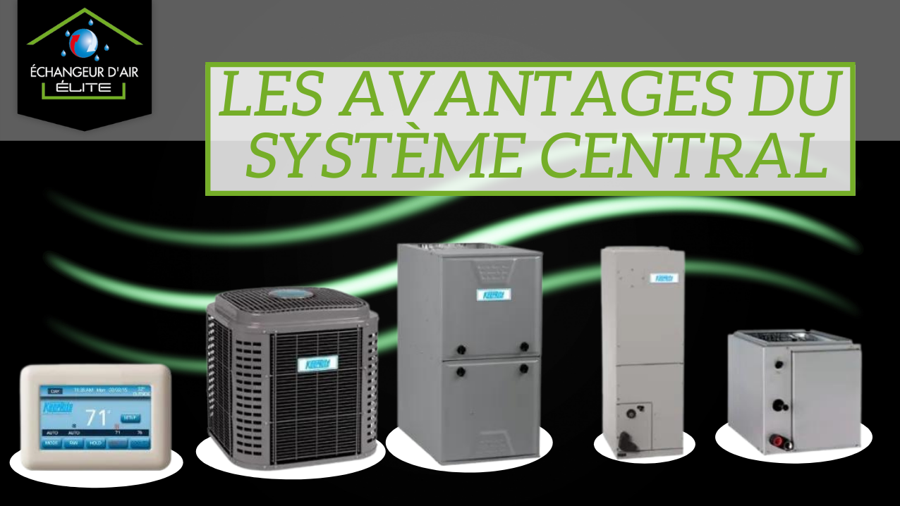 Système central : chauffage, climatisation, humidificateur, purificateur et filtration de l’air